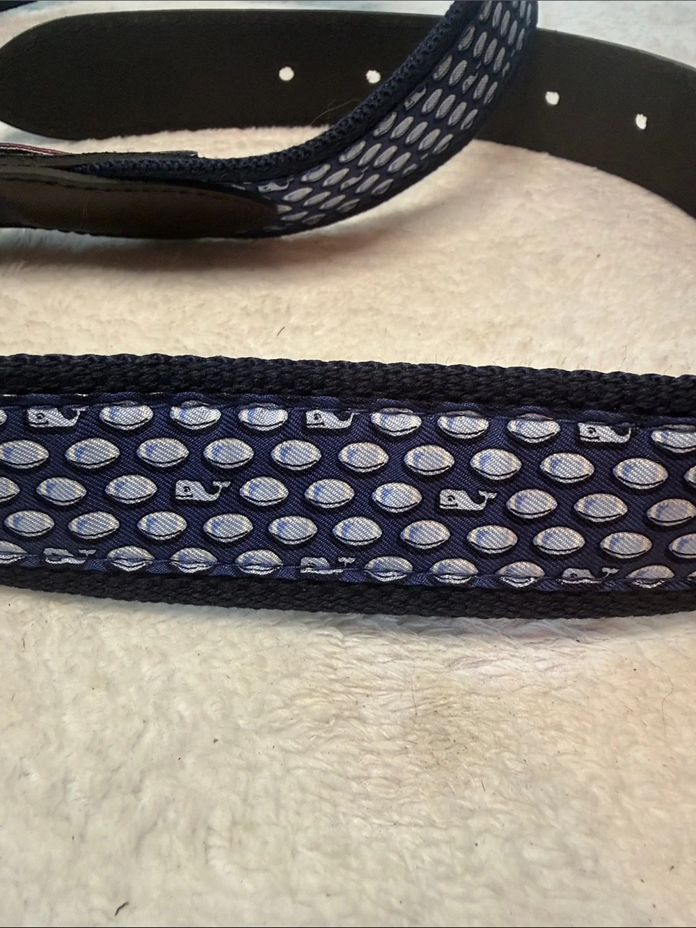 NWT Vineyard Vines Men's Football and Whales Belt - Picture 3 of 8